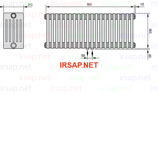 Радиатор IRSAP Tesi 60565/20 T50 CL 01